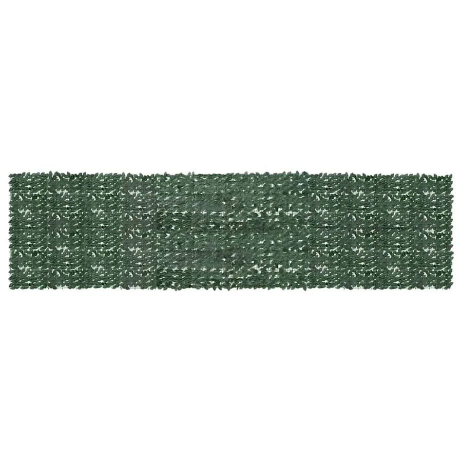 Écran de balcon avec feuilles vert foncé 600x150 cm
