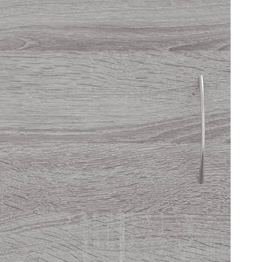 Meuble TV sonoma gris 102x30x37,5 cm bois d'ingénierie - 9