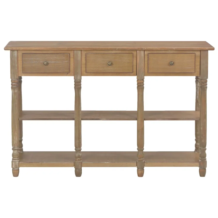 Table console 110x30x76 cm bois d'ingénierie - 2
