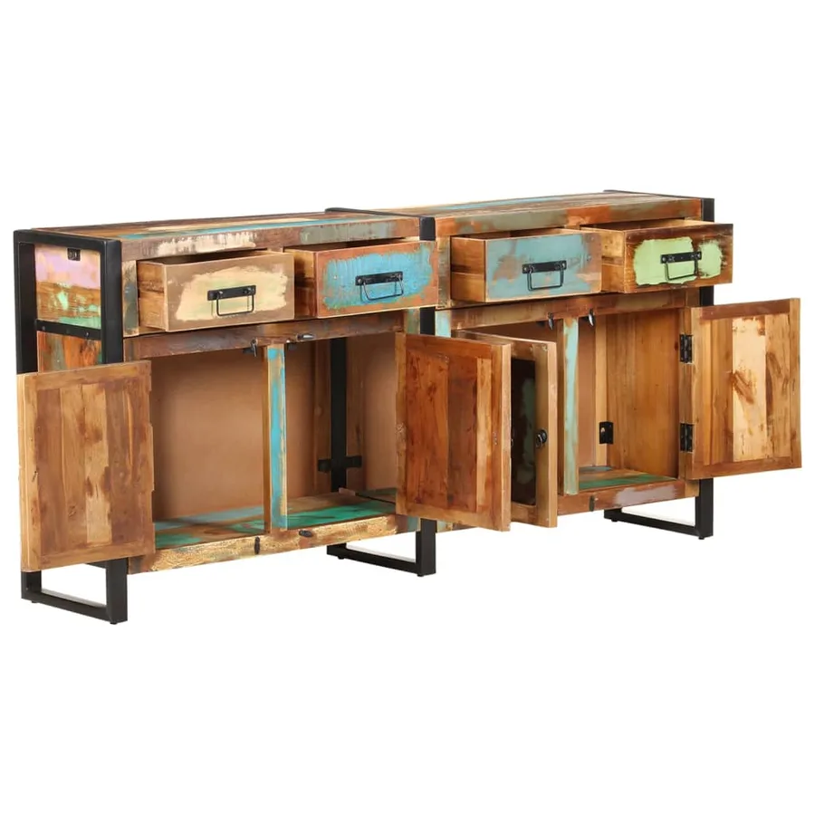 Buffet 172x35x80 cm Bois de récupération massif - 2