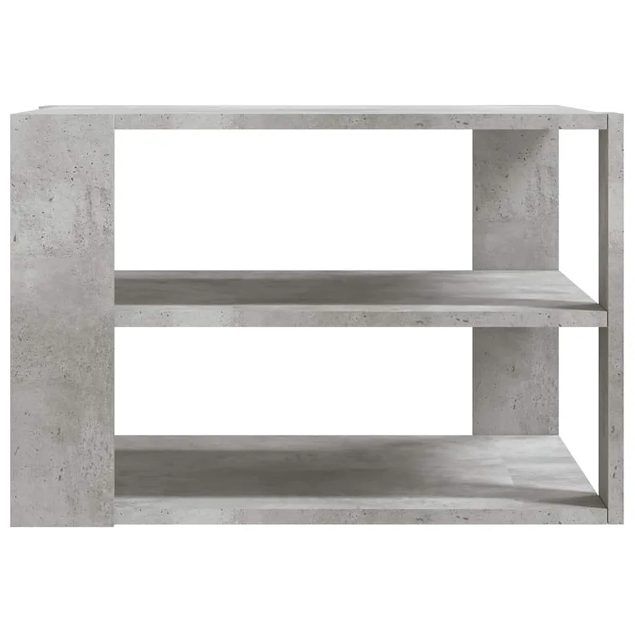 Table basse gris béton 58x58x40 cm bois d'ingénierie - 6