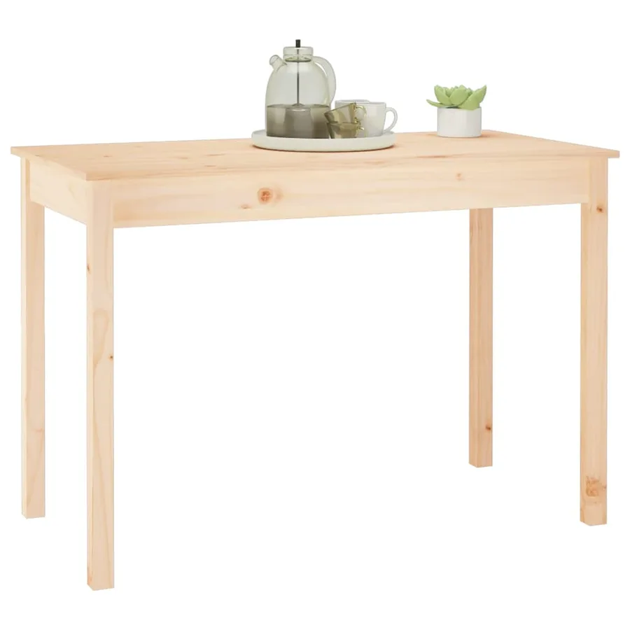 Table à manger 110x55x75 cm Bois massif de pin - 6