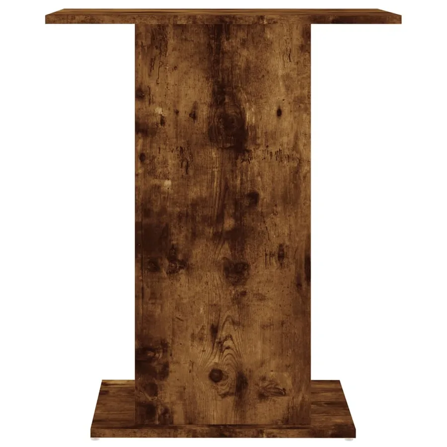 Support d'aquarium chêne fumé 60,5x36x72,5 cm bois d'ingénierie - 4