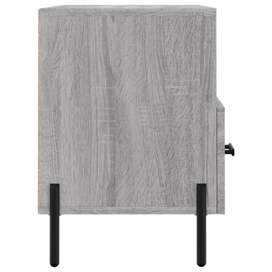 Meuble TV Sonoma gris 80x36x50 cm Bois d'ingénierie - 7