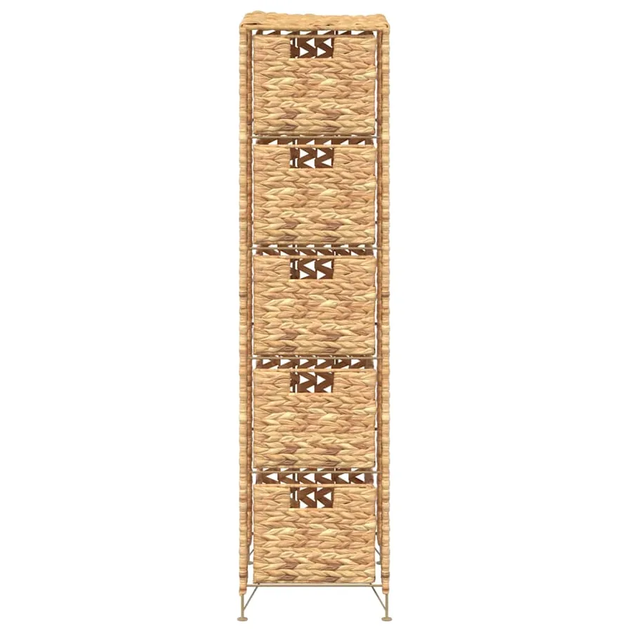 Unité de rangement avec 5 paniers 25,5x37x100 cm Jacinthe d'eau - 4