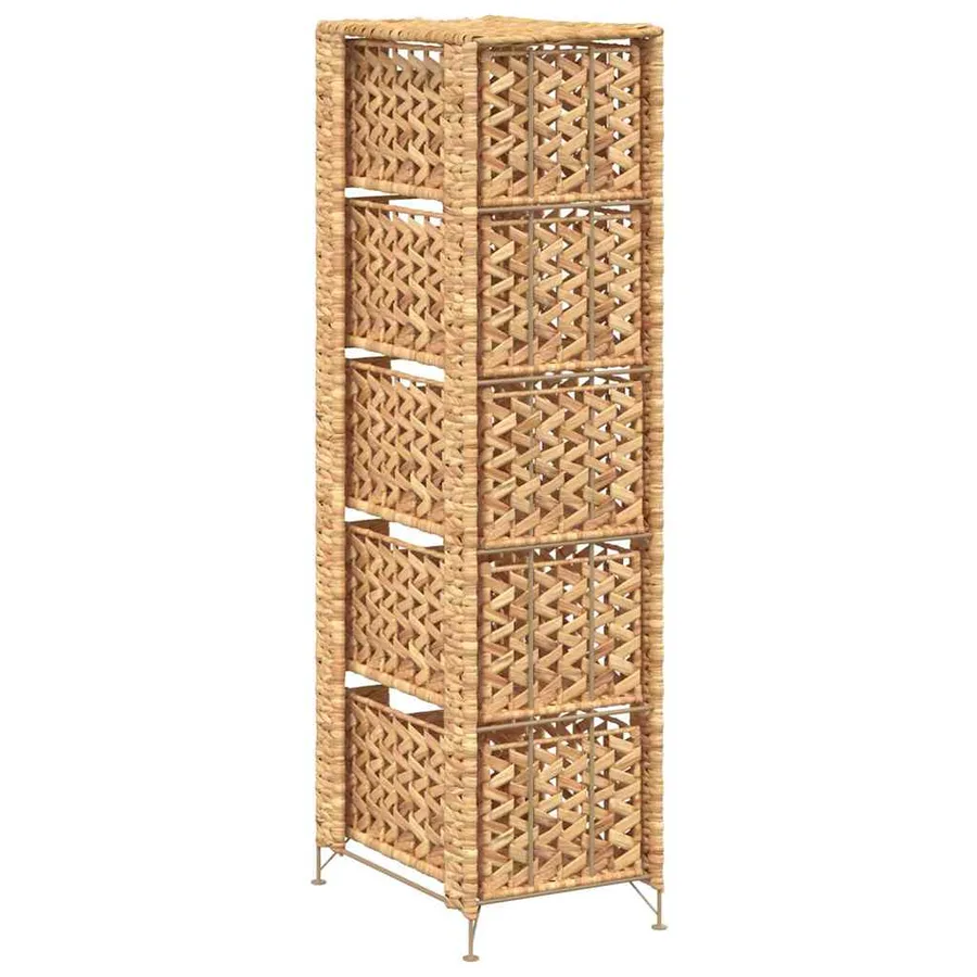 Unité de rangement avec 5 paniers 25,5x37x100 cm Jacinthe d'eau - 6