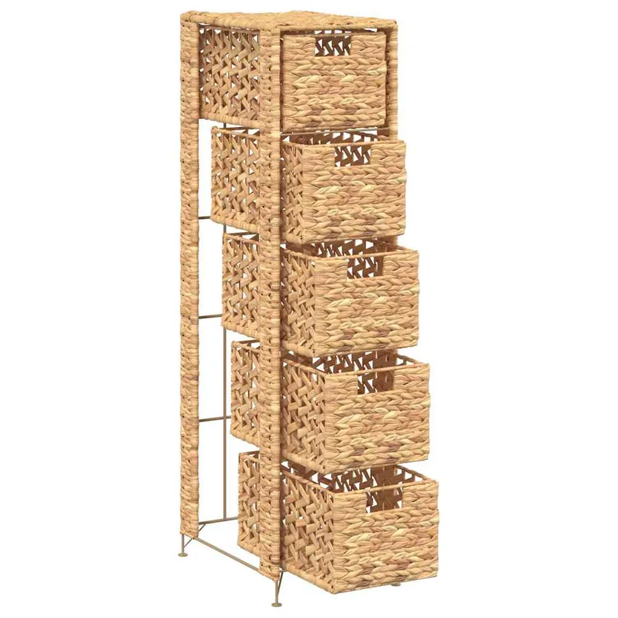 Unité de rangement avec 5 paniers 25,5x37x100 cm Jacinthe d'eau - 7