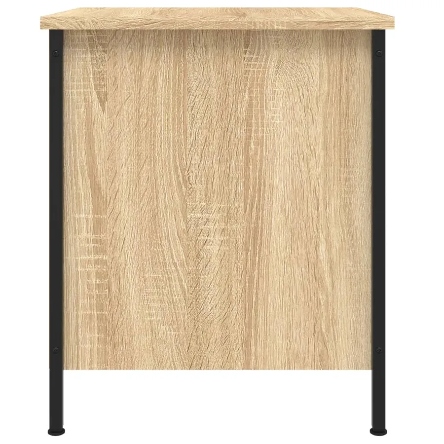 Table de chevet chêne sonoma 40x42x50 cm bois d'ingénierie - 7