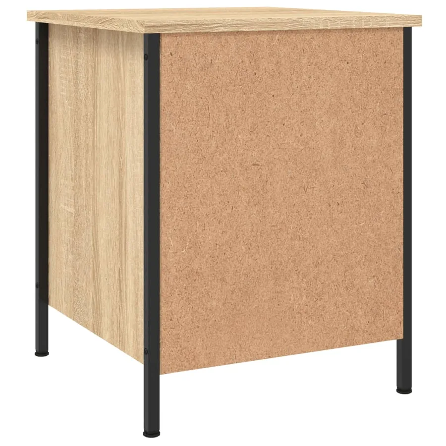 Table de chevet chêne sonoma 40x42x50 cm bois d'ingénierie - 8
