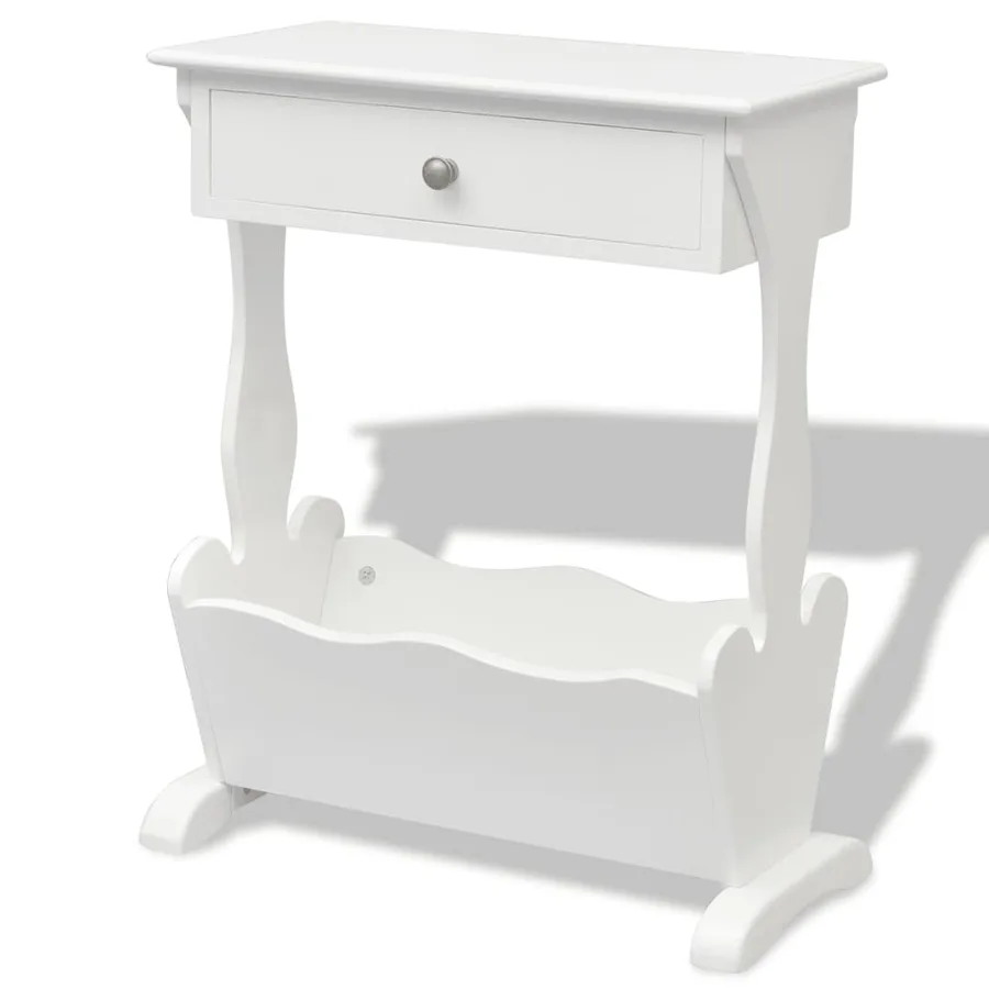 Porte-revues Melrose Blanc - 3