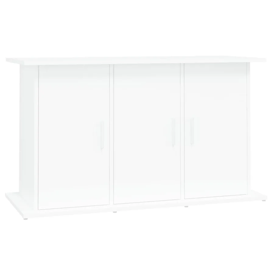 Support pour aquarium blanc 101x41x58 cm bois d'ingénierie - 2