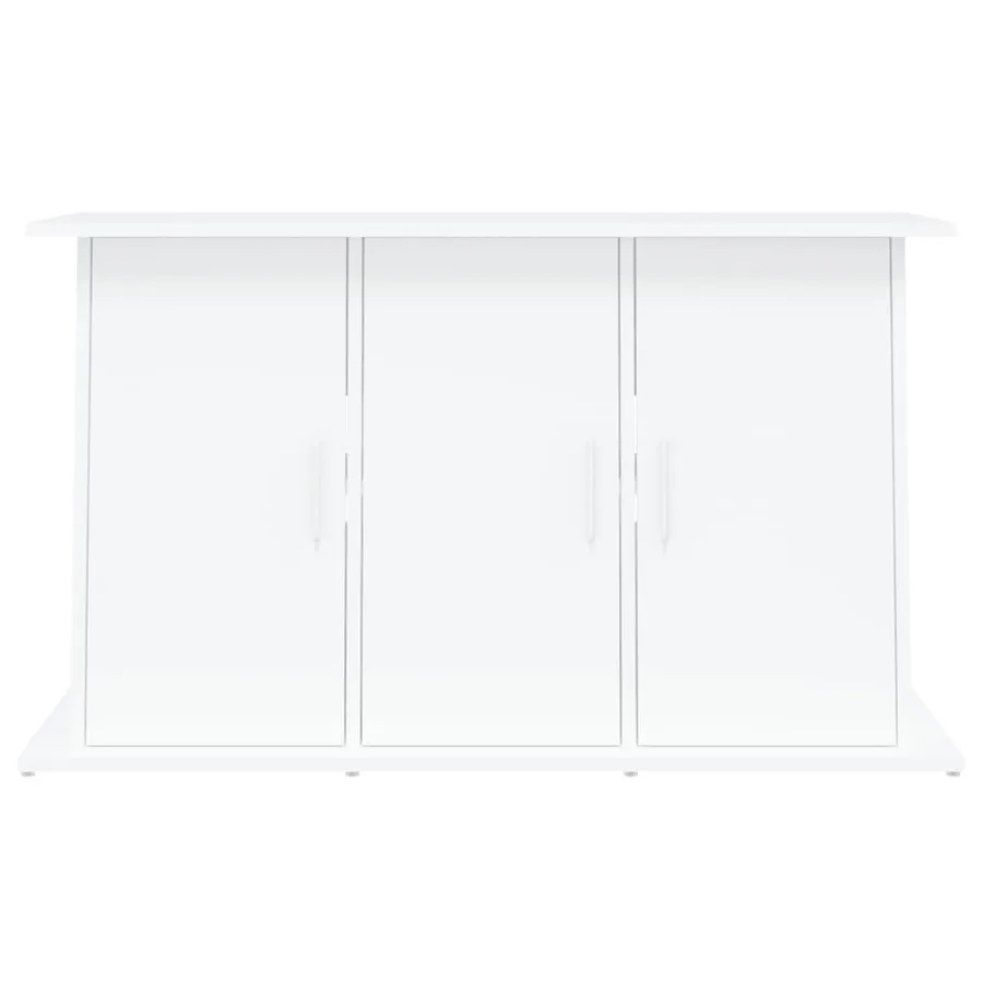 Support pour aquarium blanc 101x41x58 cm bois d'ingénierie - 5