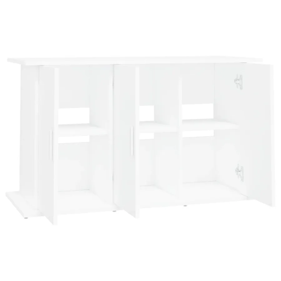 Support pour aquarium blanc 101x41x58 cm bois d'ingénierie - 6