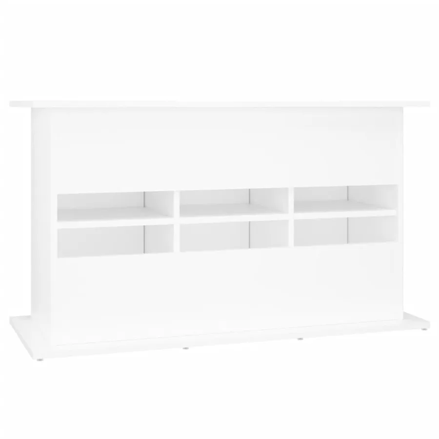 Support pour aquarium blanc 101x41x58 cm bois d'ingénierie - 8