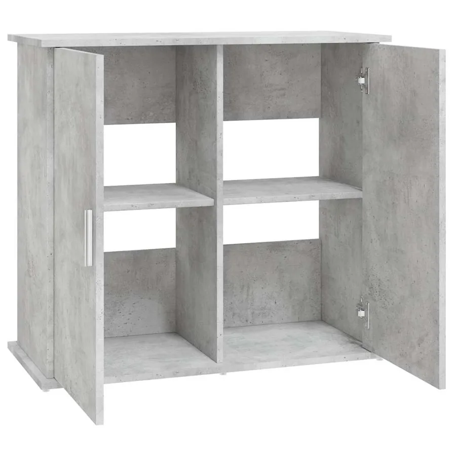 Support d'aquarium en béton gris 81 x 36 x 73 cm Bois d'ingénierie - 6