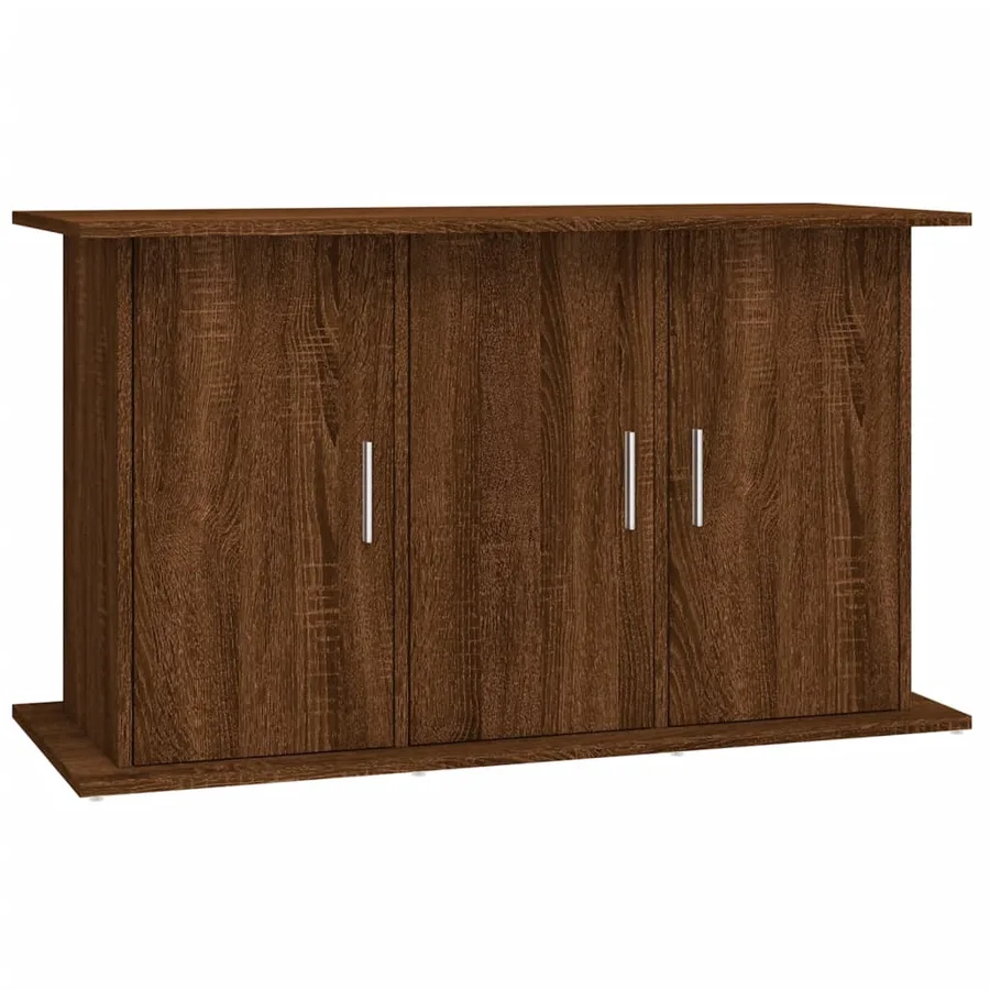 Support d'aquarium chêne marron 101x41x58 cm bois d'ingénierie - 2