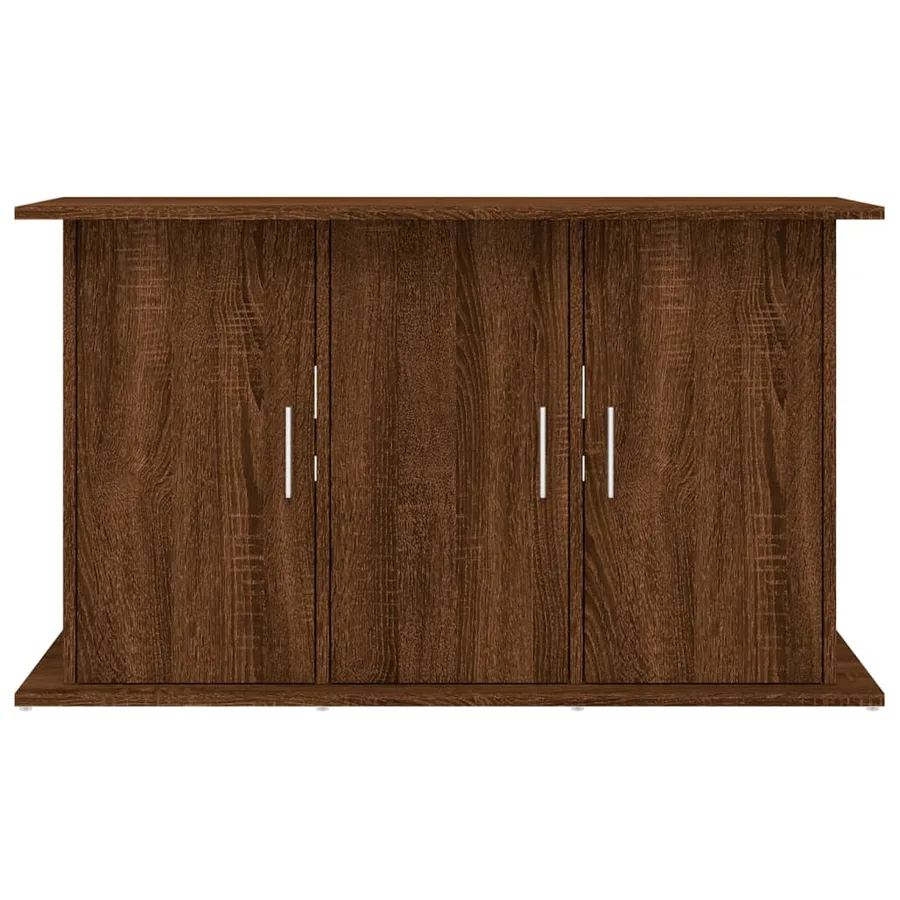Support d'aquarium chêne marron 101x41x58 cm bois d'ingénierie - 5