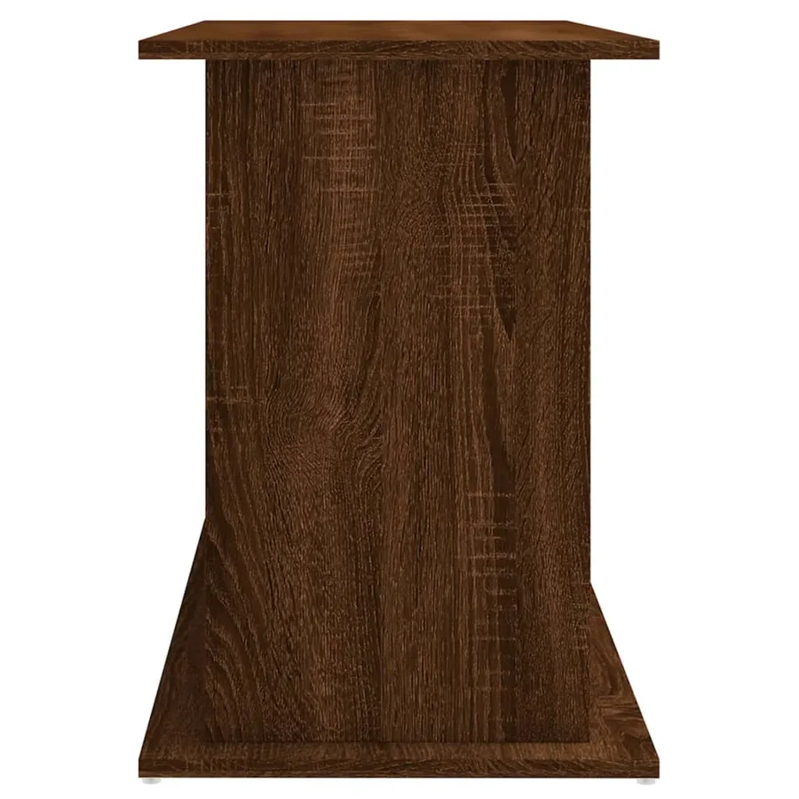 Support d'aquarium chêne marron 101x41x58 cm bois d'ingénierie - 7