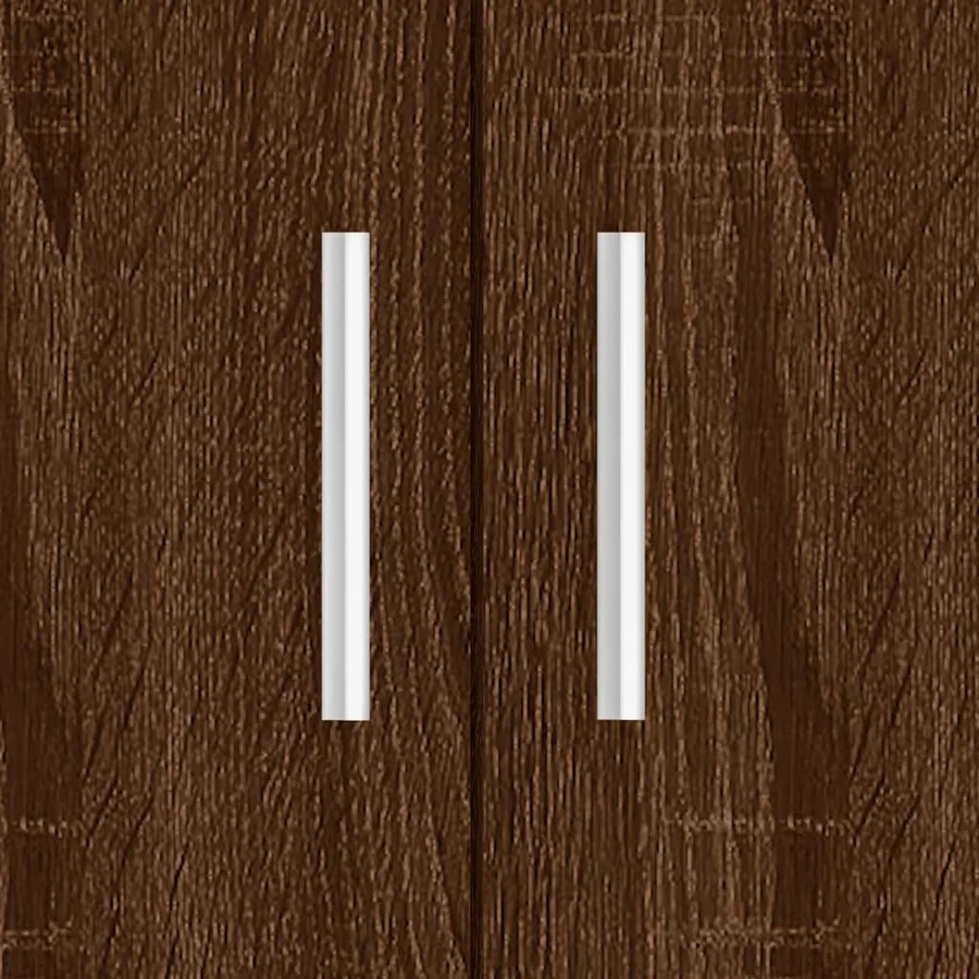 Support d'aquarium chêne marron 101x41x58 cm bois d'ingénierie - 9