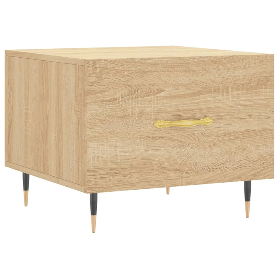Tables basses 2 pcs chêne sonoma 50x50x40 cm bois d'ingénierie - 5