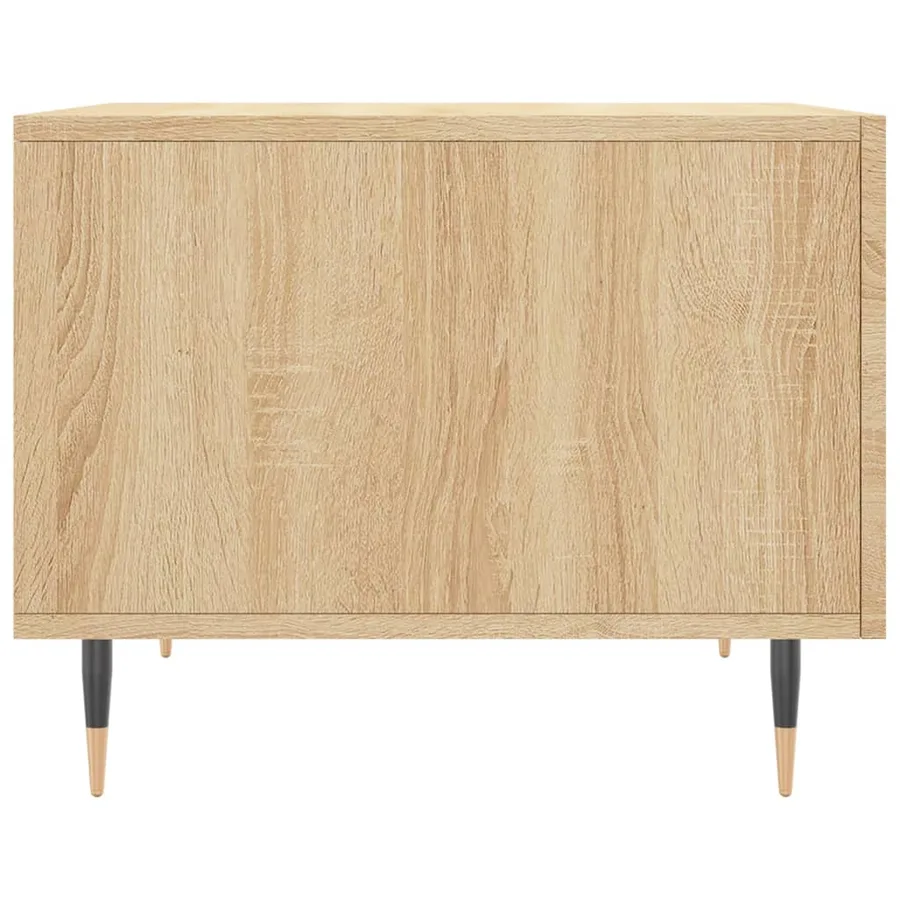 Tables basses 2 pcs chêne sonoma 50x50x40 cm bois d'ingénierie - 8