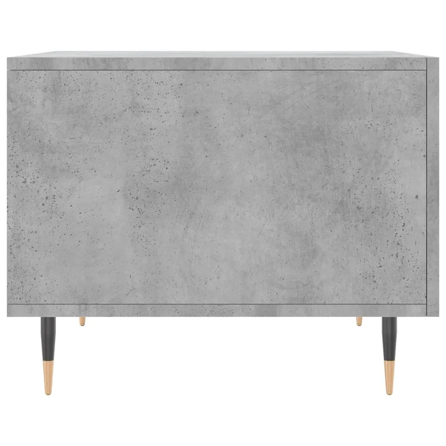 Tables basses 2 pcs gris béton 50x50x40 cm bois d'ingénierie - 8