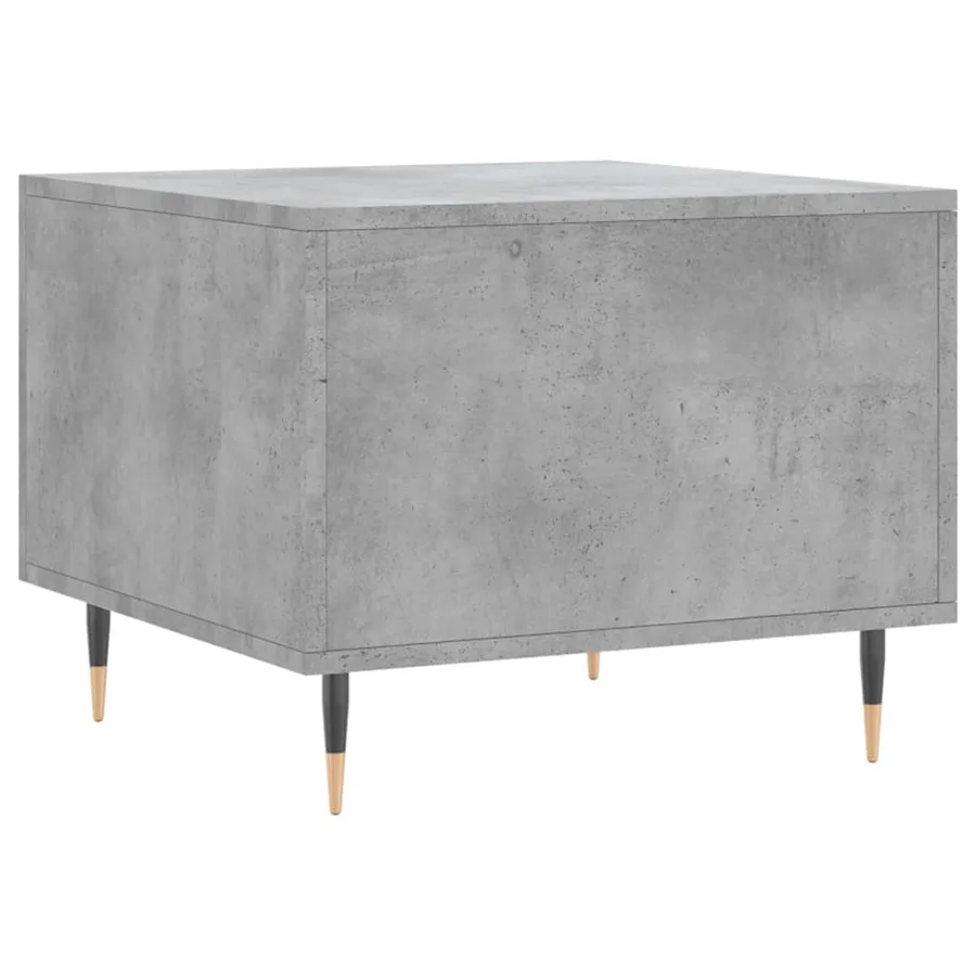 Tables basses 2 pcs gris béton 50x50x40 cm bois d'ingénierie - 9