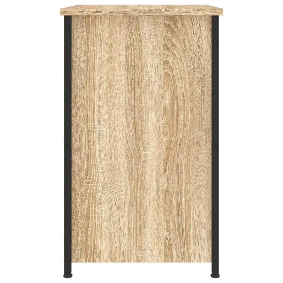 Tables de chevet 2 pcs chêne sonoma 40x36x60 cm bois ingénierie - 8