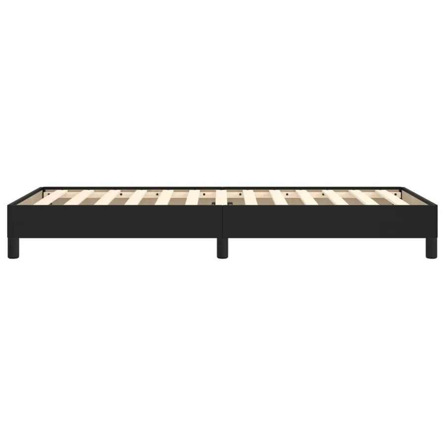 Cadre de lit sans matelas noir 90x190 cm similicuir - 6