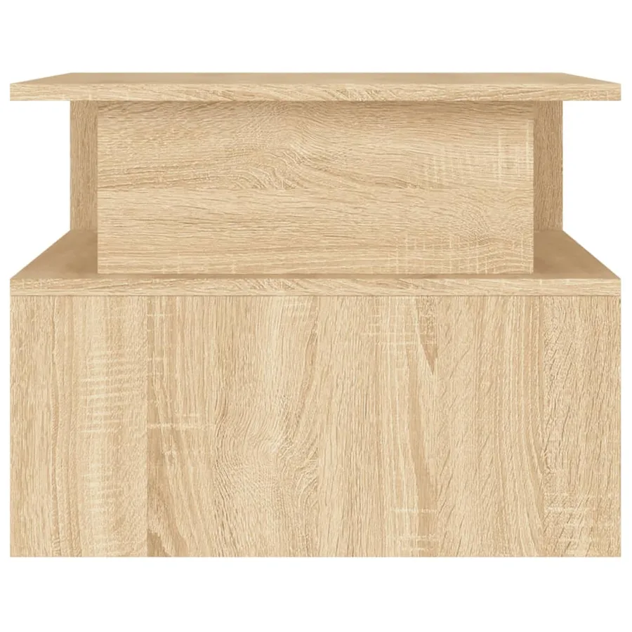 Table basse chêne sonoma 90x55x42,5 cm bois d'ingénierie - 5