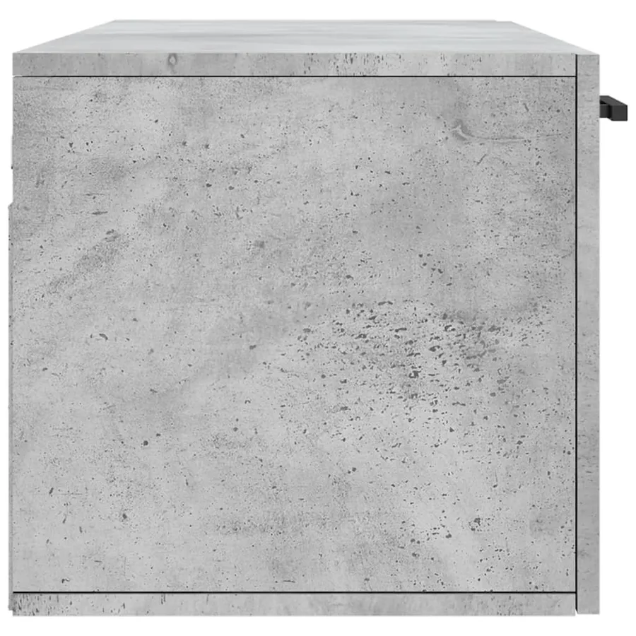 Armoire murale gris béton 100x36,5x35 cm bois d'ingénierie - 7