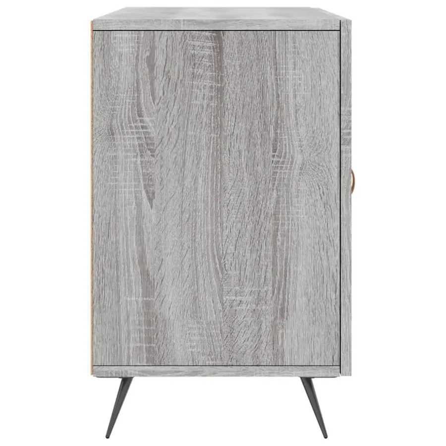 Buffet sonoma gris 100x36x60 cm bois d'ingénierie - 7