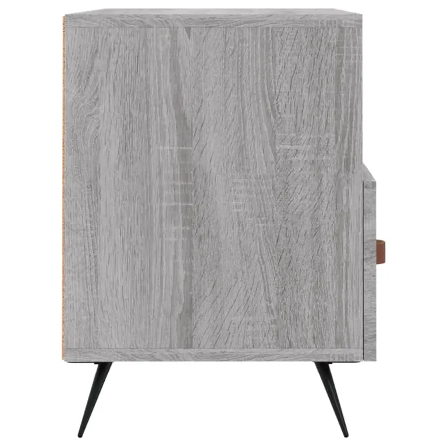Meuble TV Sonoma gris 80x36x50 cm Bois d'ingénierie - 7