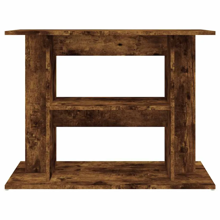 Support d'aquarium Chêne fumé 80x35x60 cm Bois d'ingénierie - 4