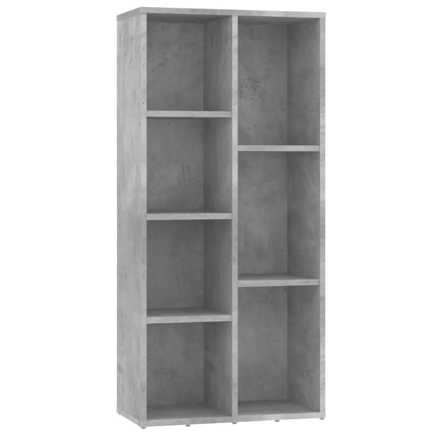 Bibliothèque Gris béton 50x25x106 cm Bois d’ingénierie - 2