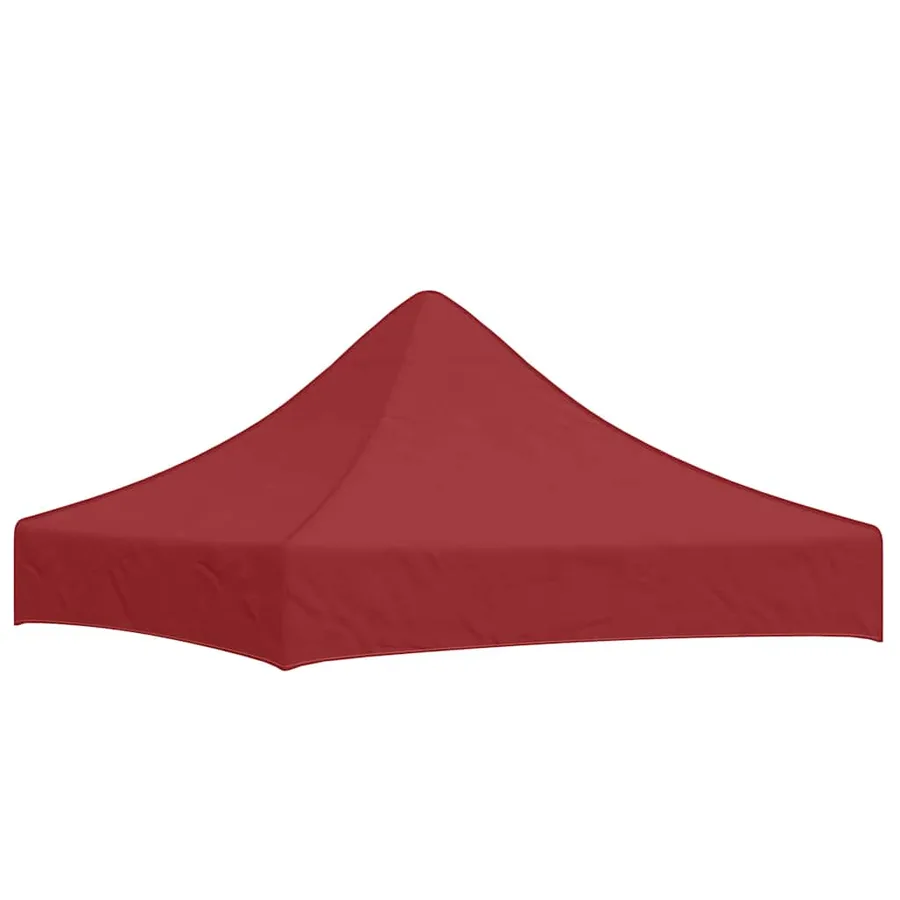 Toit de tente de réception 2x2 m Bordeaux 270 g/m² - 2