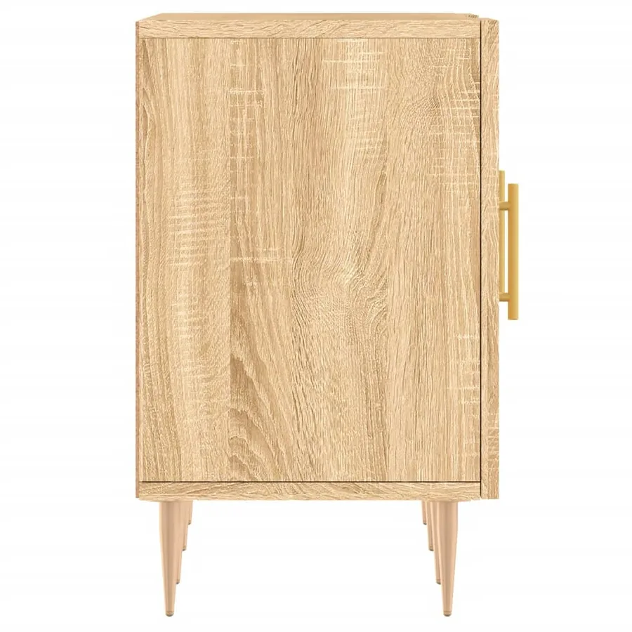 Meuble TV chêne sonoma 150x30x50 cm bois d'ingénierie - 7