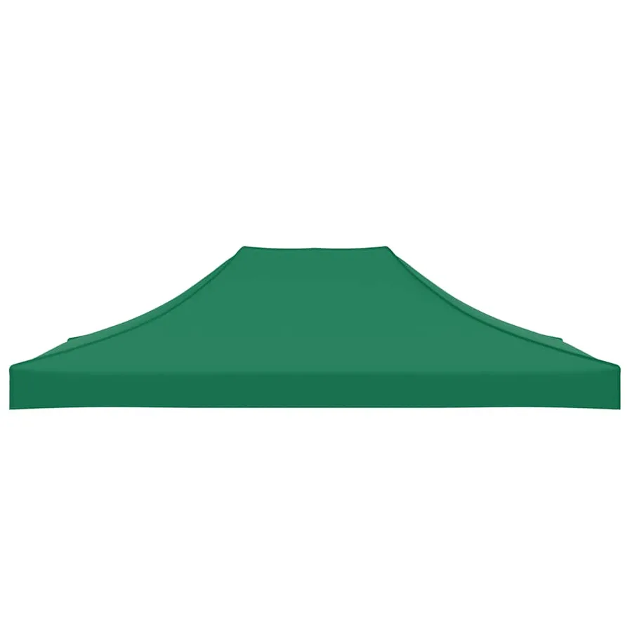 Toit de tente de réception 4,5x3 m Vert 270 g/m² - 4