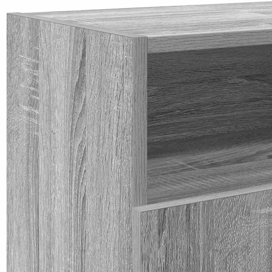Meuble TV avec lumières LED Sonoma gris 120x30x50 cm - 11