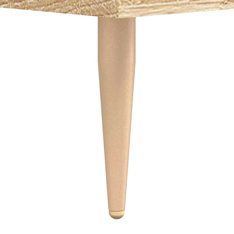 Buffet chêne sonoma 90x34x80 cm bois d'ingénierie - 10