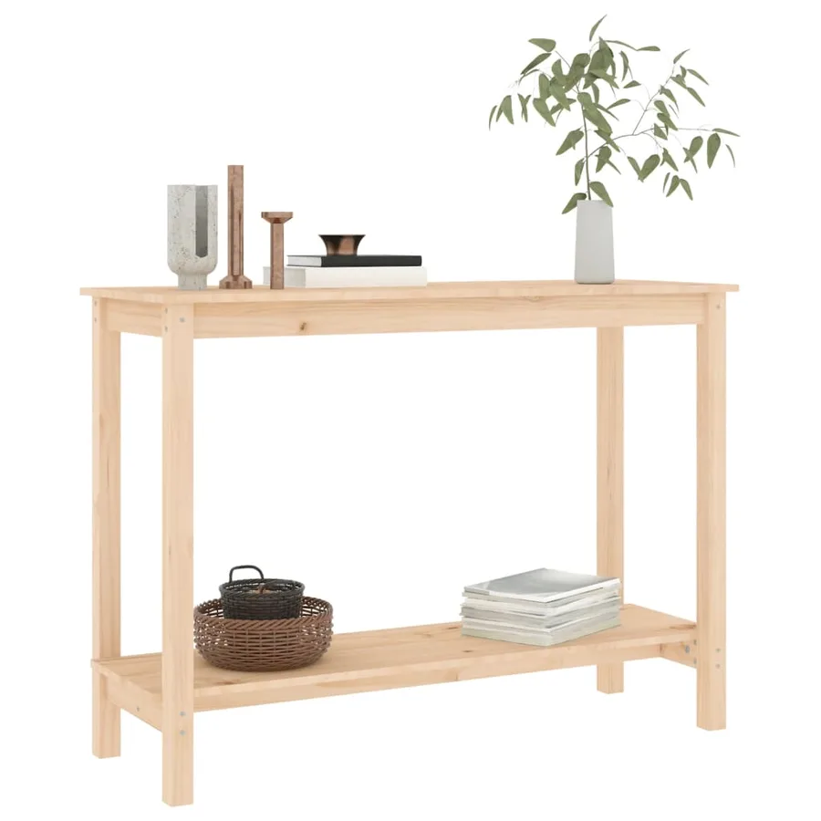Table console 110x40x80 cm Bois massif de pin - 6