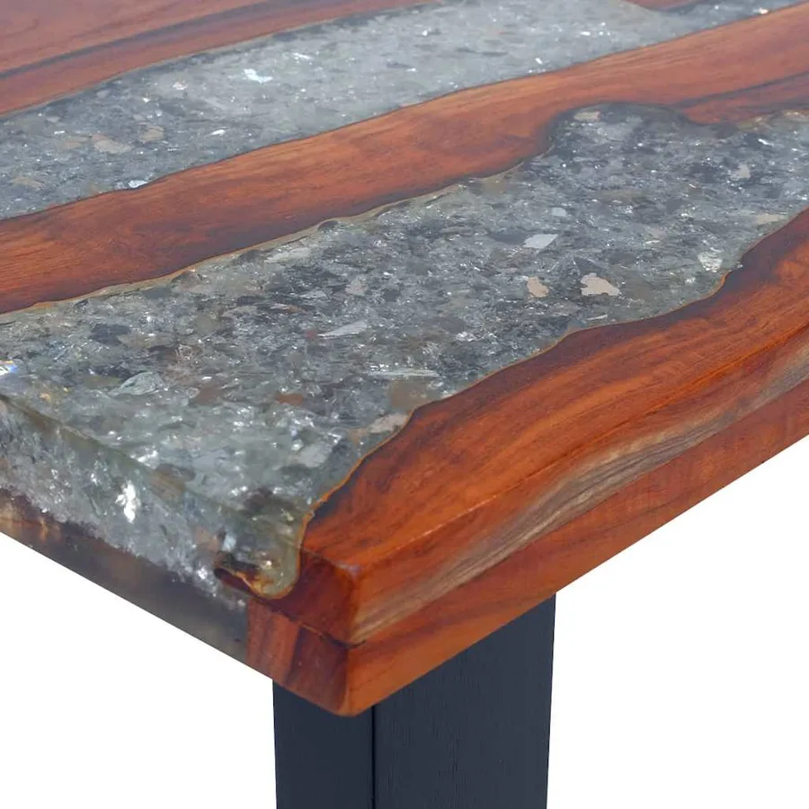 Table basse Teck Résine 100x50 cm - 13