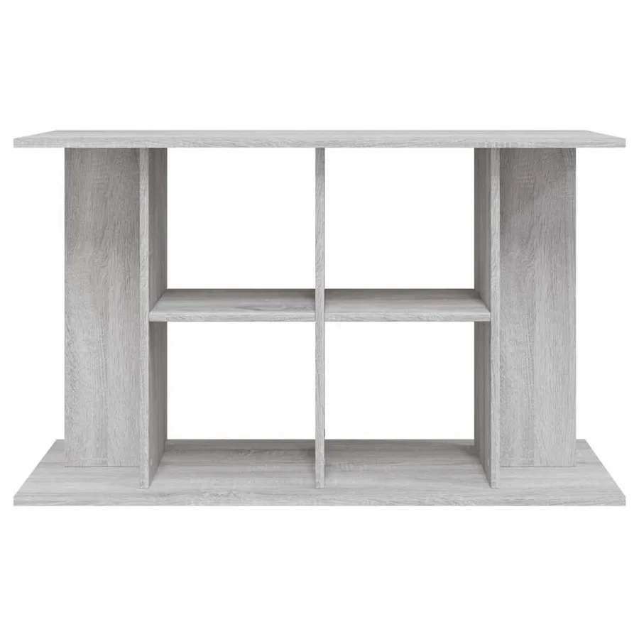 Support pour aquarium sonoma gris 100x40x60cm bois d'ingénierie - 4