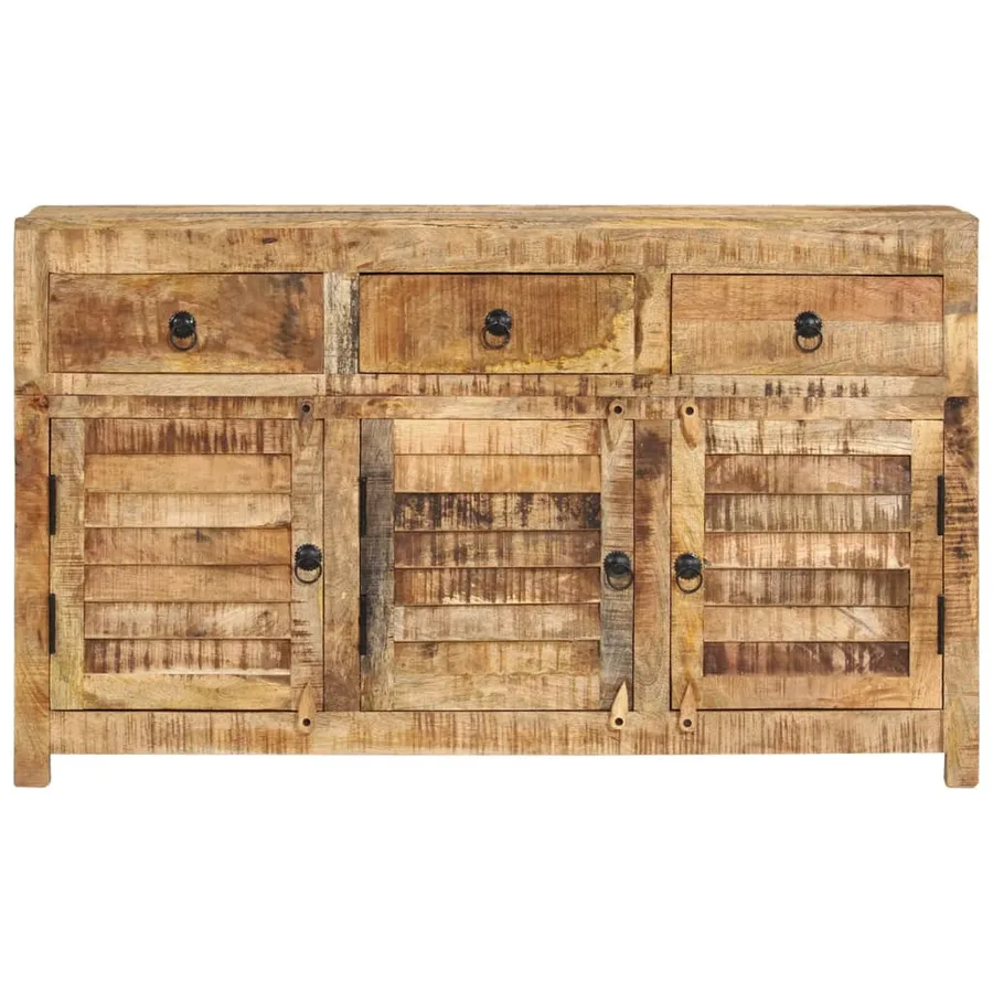 Buffet 110x30x65 cm Bois massif de manguier - 3