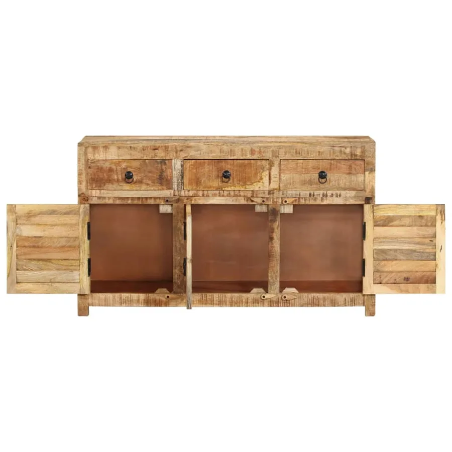 Buffet 110x30x65 cm Bois massif de manguier - 4