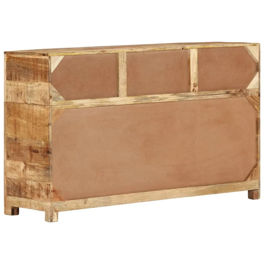 Buffet 110x30x65 cm Bois massif de manguier - 5