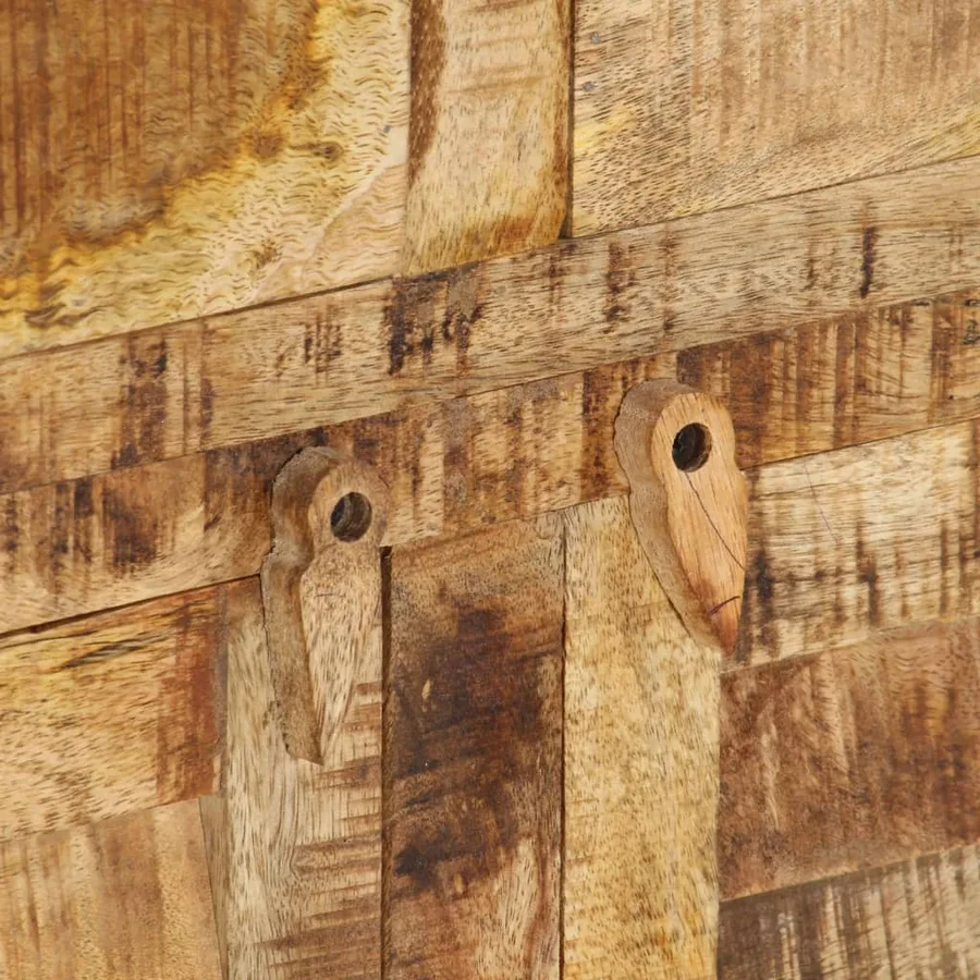 Buffet 110x30x65 cm Bois massif de manguier - 7