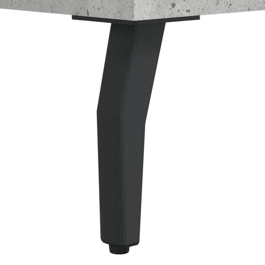 Buffet gris béton 100x36x60 cm bois d'ingénierie - 11