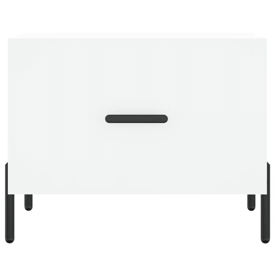 Tables basses 2 pcs blanc 50x50x40 cm bois d'ingénierie - 6