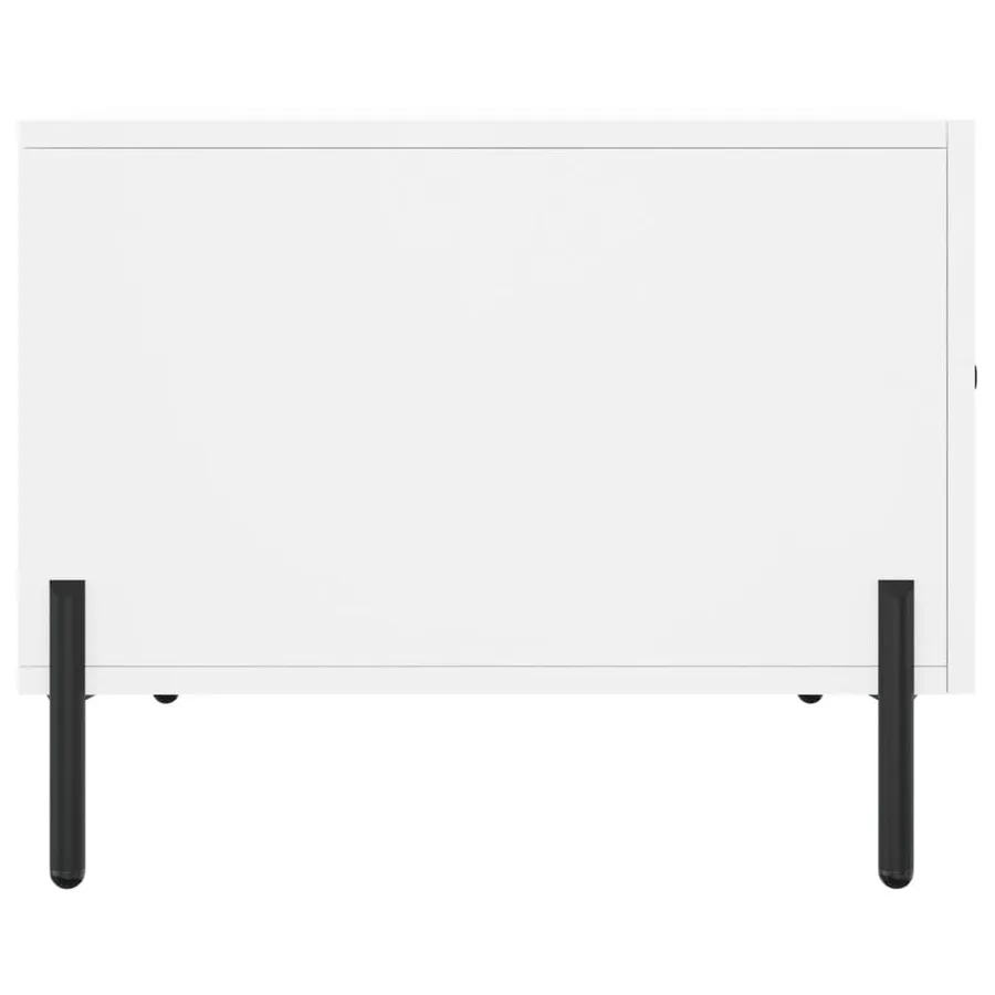 Tables basses 2 pcs blanc 50x50x40 cm bois d'ingénierie - 8